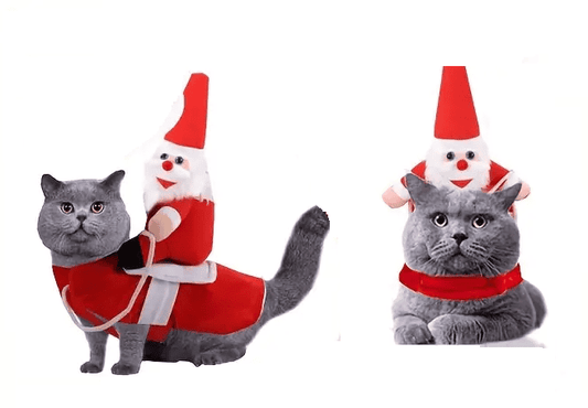 Traje Navideno Gato  Mascotas  Pequeñas